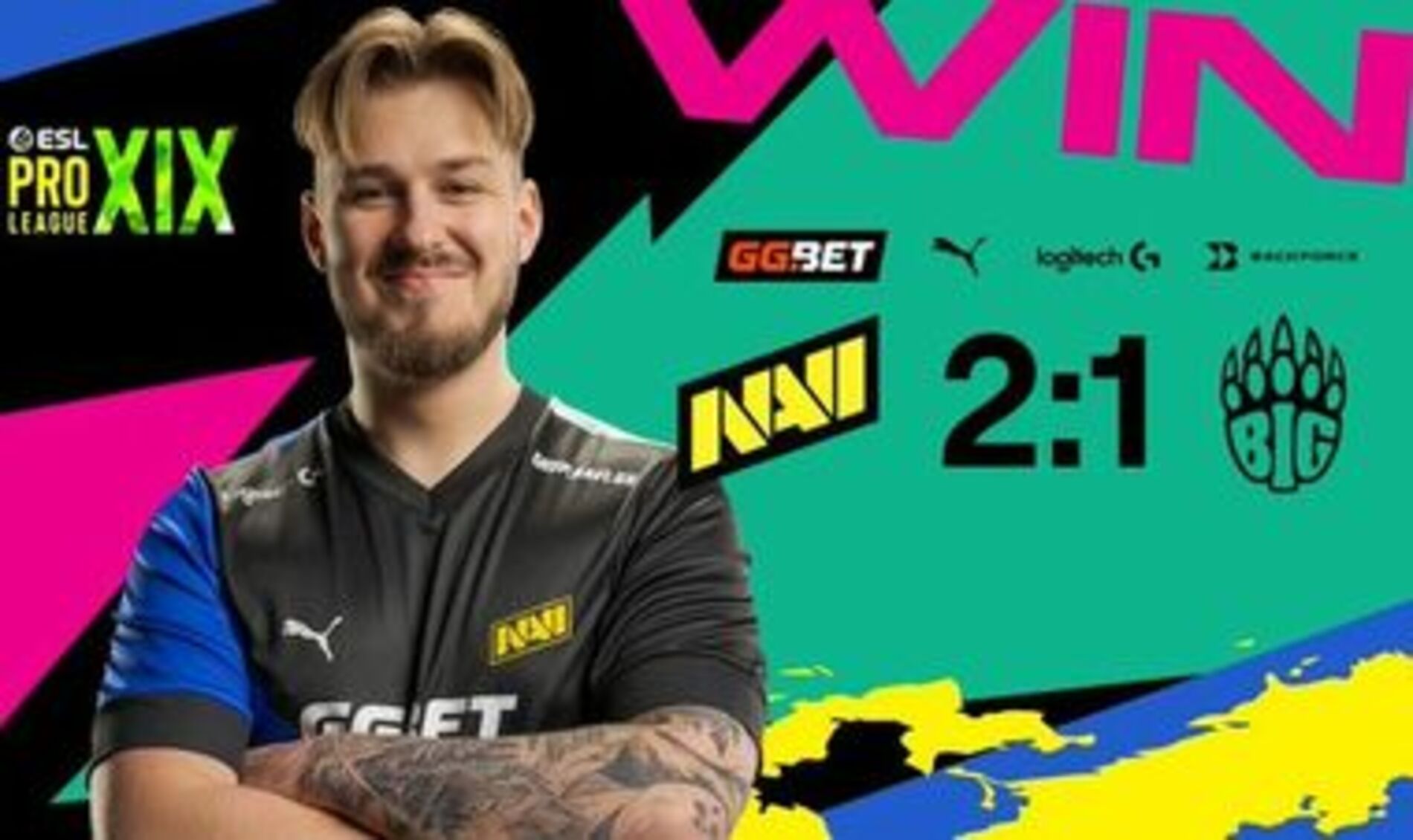 Natus Vincere вдруге перемагає BIG на BLAST Premier: Fall Groups 2024