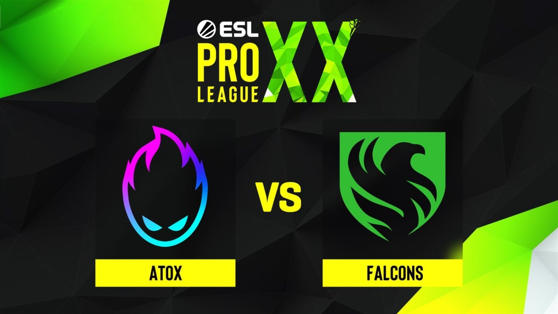 Falcons проти ATOX Esports: упевнена перемога на ESL Pro League Season 20