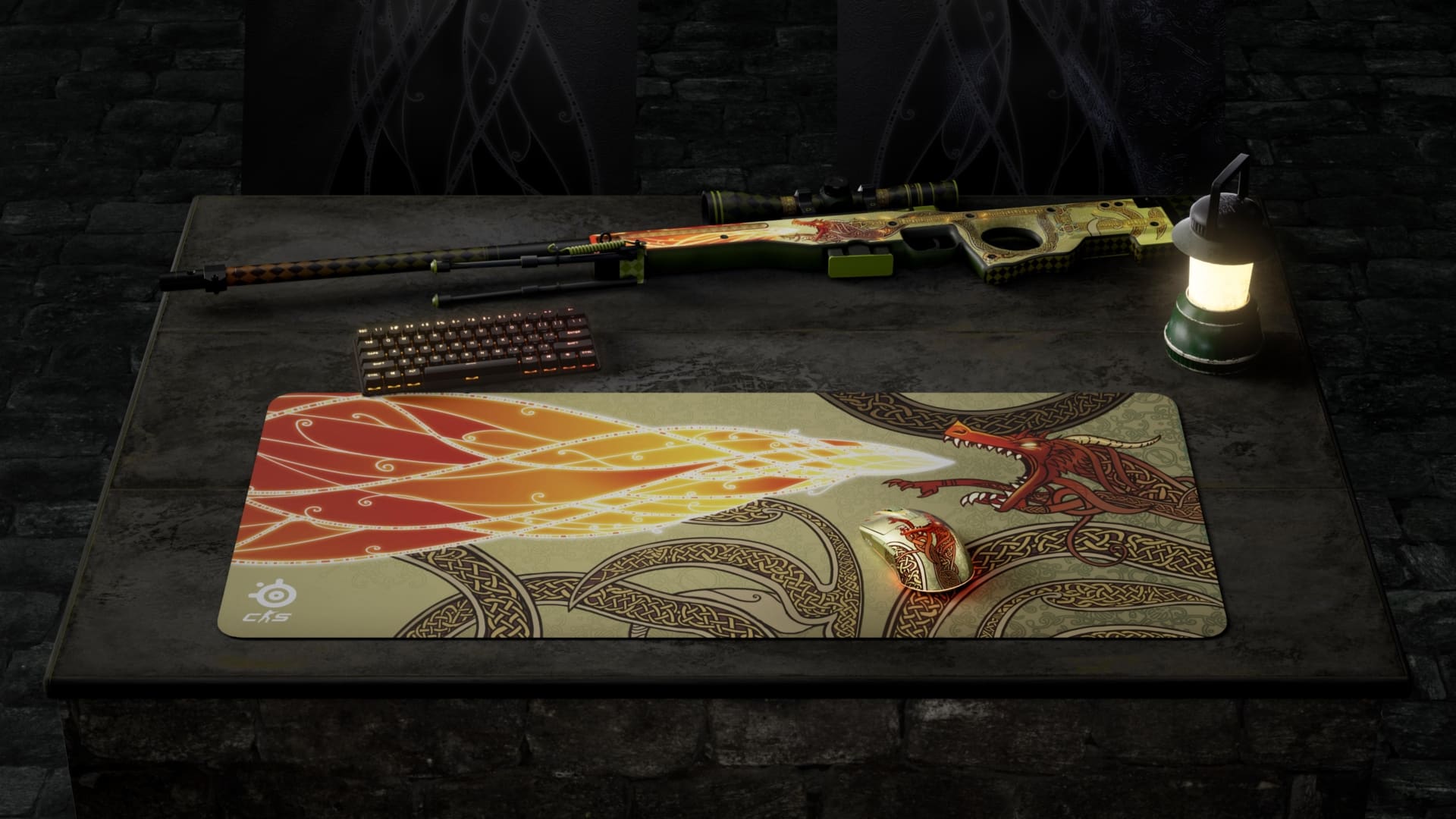 SteelSeries та Valve презентують колекцію Dragon Lore для CS2