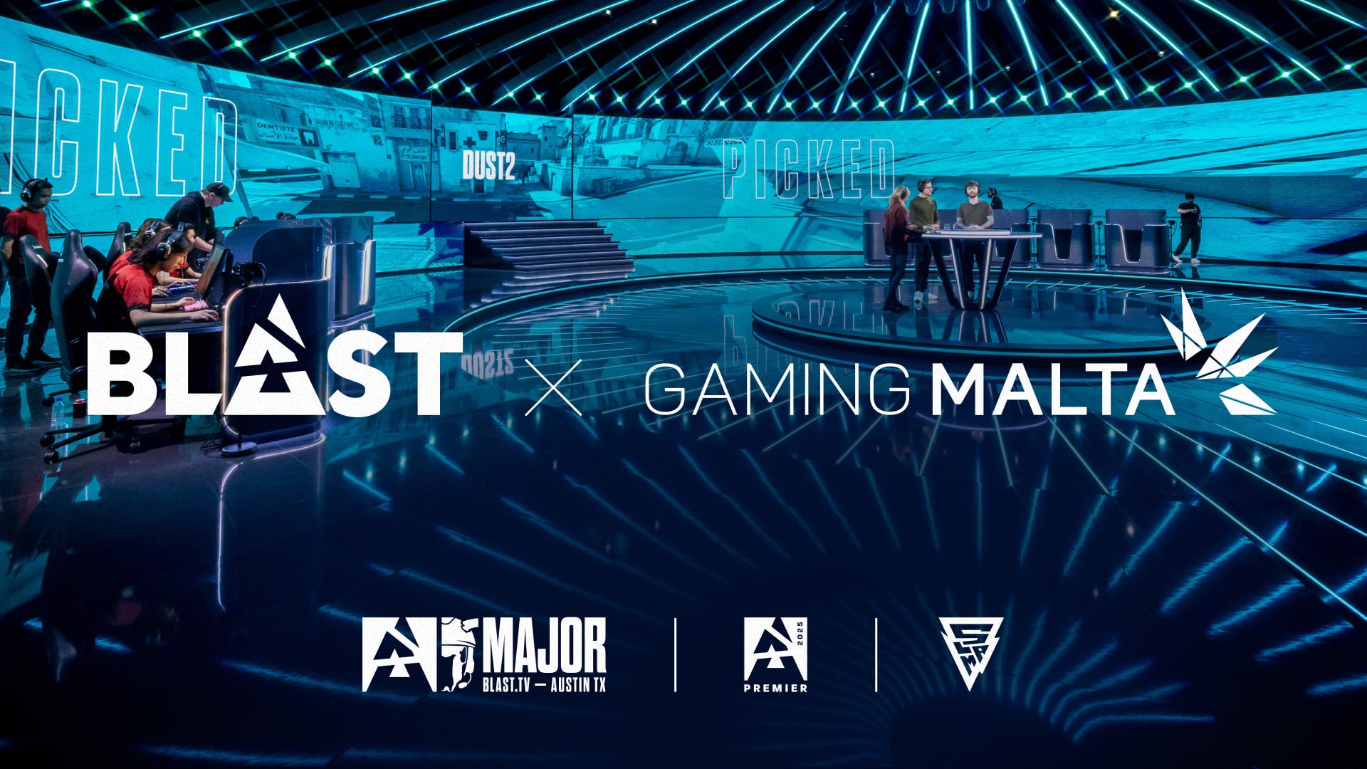 BLAST проведе esports події з CS2 та Dota 2 у Мальті до 2027 року