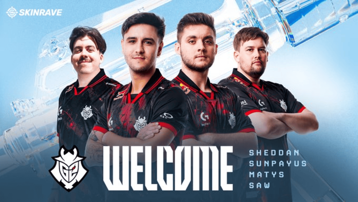 G2 Esports презентували новий склад в CS2