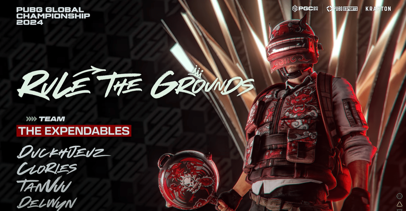 PUBG esports презентує набір чемпіонів The Expendables для PGC