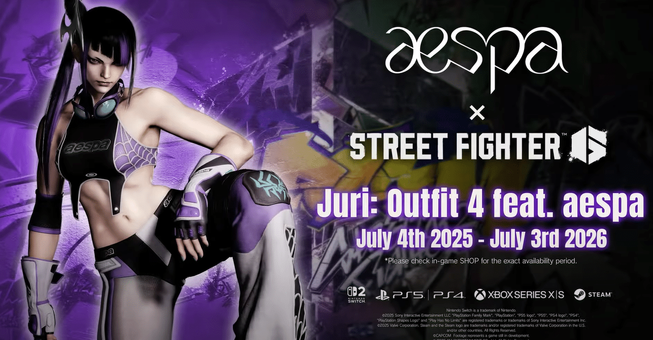 Співпраця Street Fighter 6 з aespa стартує 4 липня