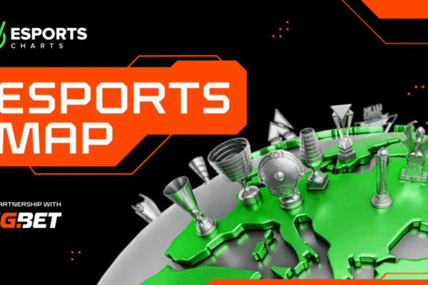 Esports Charts співпрацює з GG.Bet для запуску інтерактивної карти