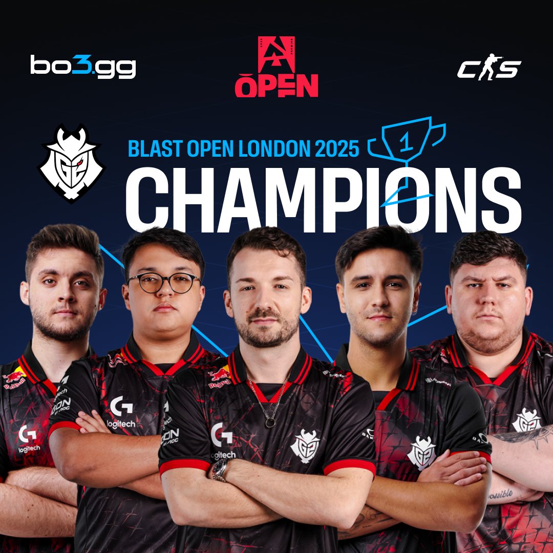 G2 виграли BLAST Open 2025 у Лондоні