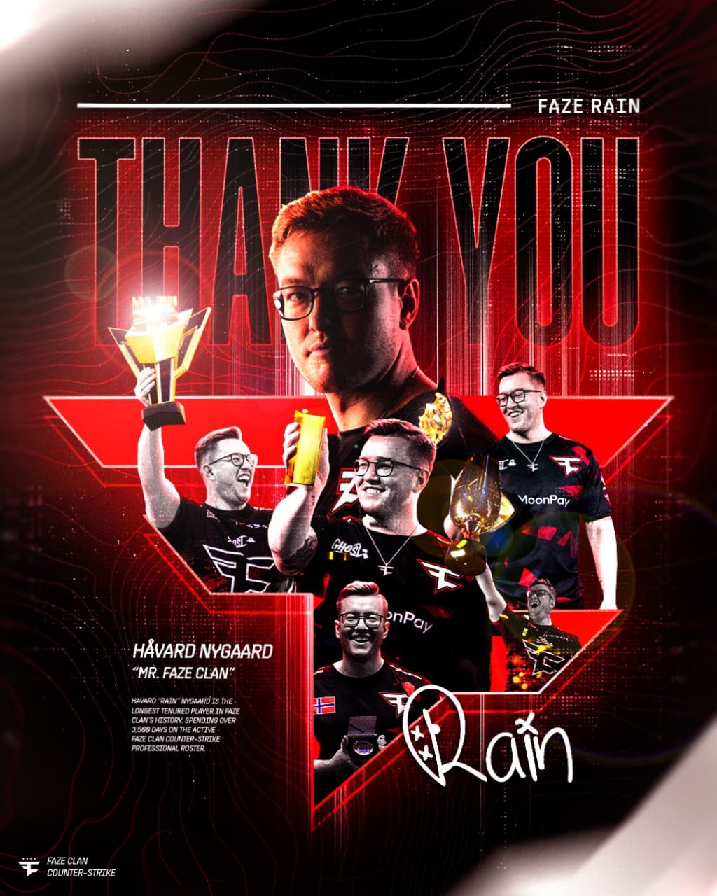 FaZe Clan перевели rain в запас