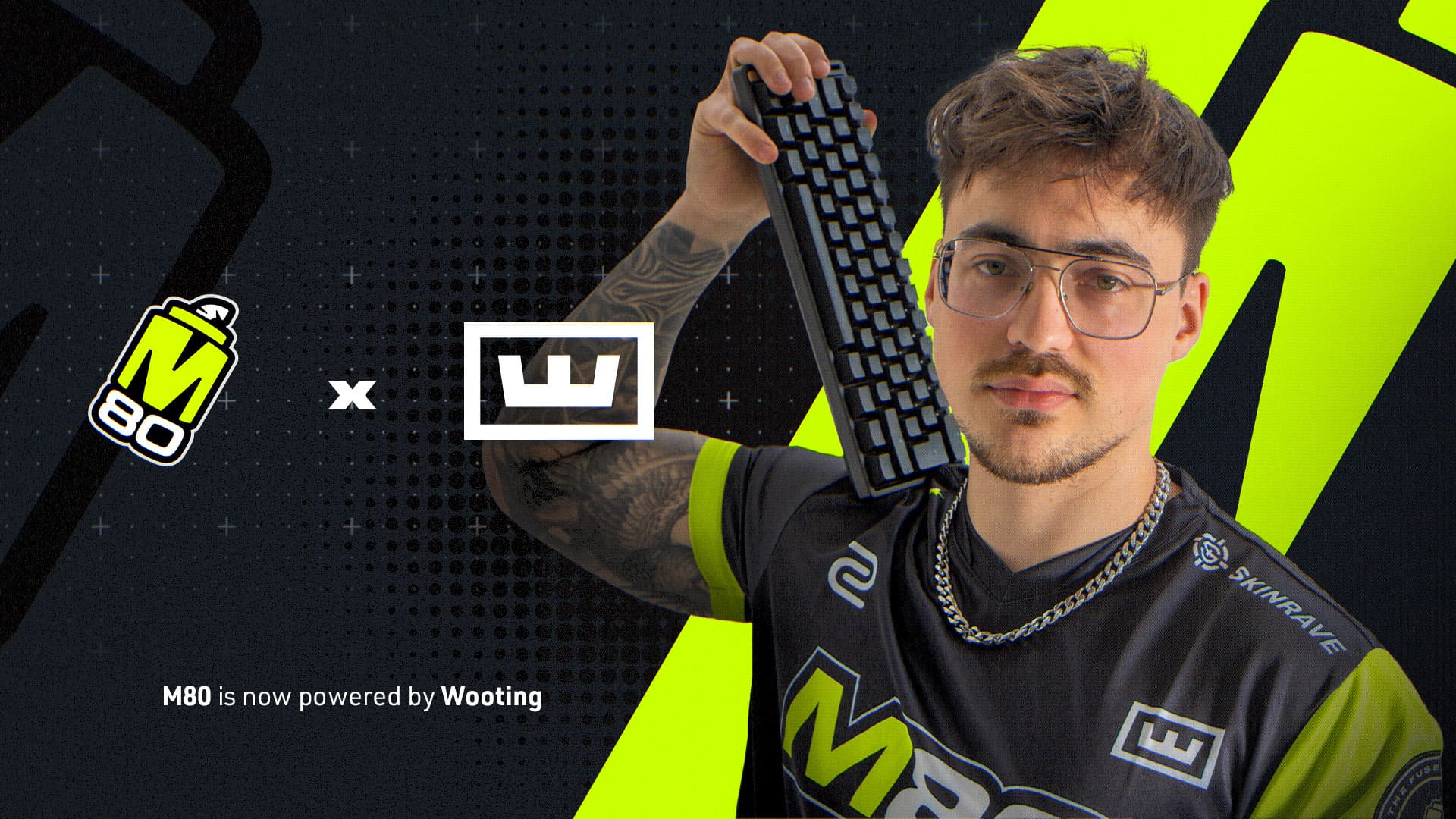 M80 укладає нову партнерську угоду з Wooting